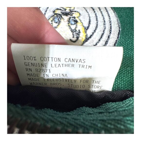 Vintage NEW Warner Bros Tweety "Aint She Tweet" Canvas Pouch Makeup Shaving Bag - Picture 5 of 12